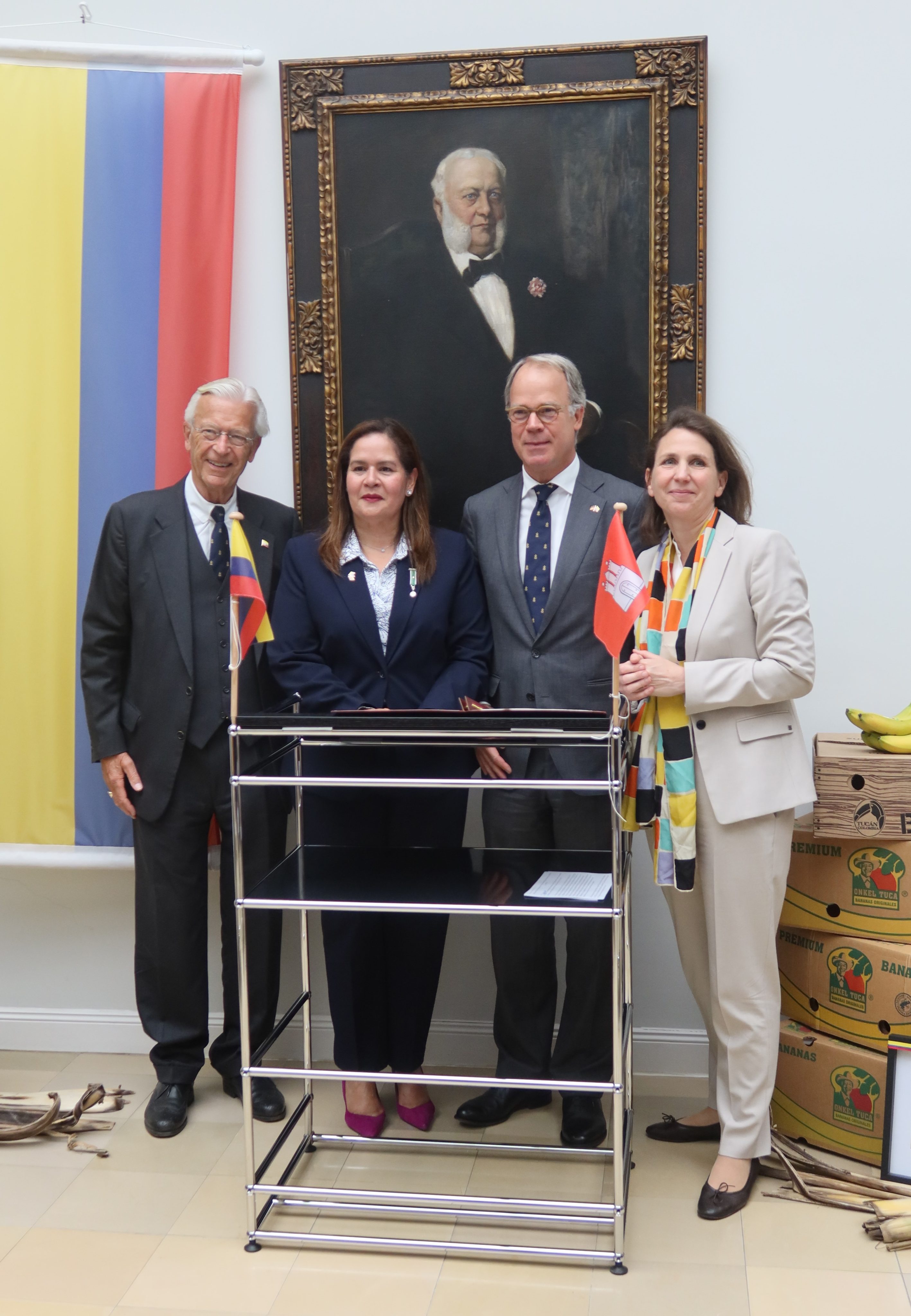 Toma de posesión como Cónsul Honorario de la República de Colombia en Hamburgo